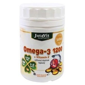Jutavit Omega-3 1200 + vitamín E 100 kapsúl