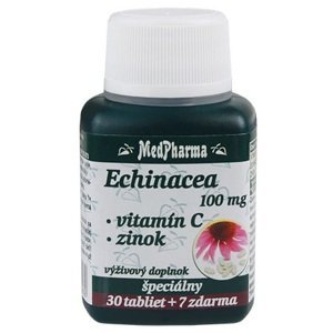 MedPharma Echinacea 100 mg Vitamín C + Zinok 37 tabliet