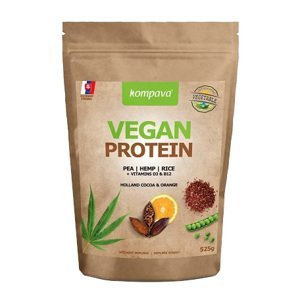 Kompava Vegan Protein čokoláda/pomaranč 525 g
