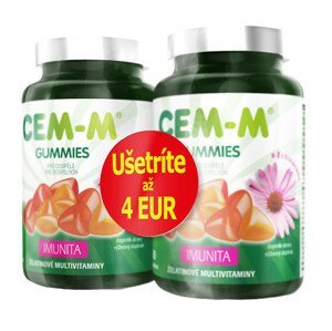 Cem-M Gummies Imunita želatínové multivitamíny s echinaceou 2 x 60 ks
