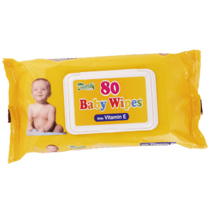 Baby Wipes Hygienické utierky baby s vitamínom E 80 ks
