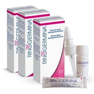 Rinogermina balík 1+2 nosový sprej biologická bariéra 3 x 10 ml