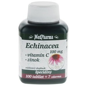 MedPharma Echinacea 100 mg + Vitamín C + Zinok 107 tabliet