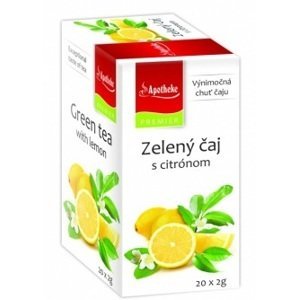 Apotheke Premier Selection zelený čaj s citrónom 20 x 2 g