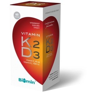 Biomin VITAMIN K2 + D3 1000 I.U. 60 kapsúl