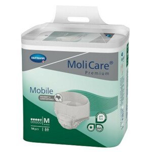 MoliCare Premium Mobile 5 kvapiek M zelené plienkové nohavičky naťahovacie 14 ks
