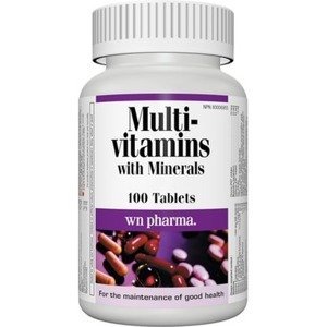 Webber Naturals Multi Vitamin with Minerals 100tbl. 100 tabliet