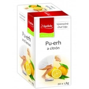 Apotheke Premier Selection Pu-erh a citrón čaj 20 x 1.8 g