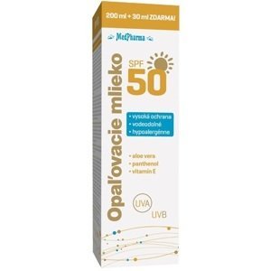 MedPharma Opaľovacie mlieko SPF50 230 ml