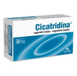 Cicatridina vaginálne čapíky, 10 x 2 g