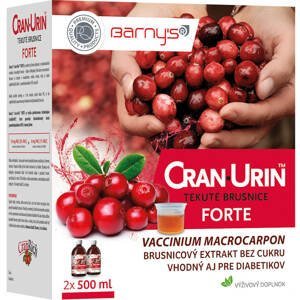 Barny's CRAN-URIN FORTE tekuté brusnice 2 x 500 ml