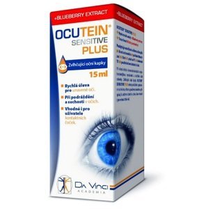 Ocutein Sensitive Plus zvlhčujúce očné kvapky 15 ml