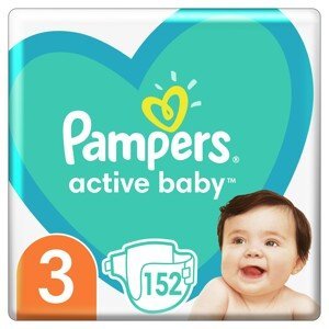 Pampers Active Baby MP+ S3 6-10 kg 152 ks