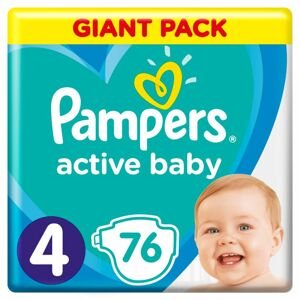 Pampers Active Baby GP (9-14kg) 76 ks