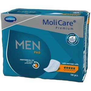 MoliCare Premium Men pad 5 kvapiek inkontinenčné vložky pre mužov 14 ks
