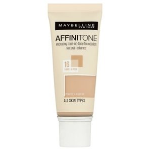 Maybelline New York Affinitone 16-Vanilla Rose Hydratačný makeup 30 ml