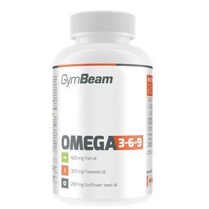 GymBeam Omega 3-6-9 bez príchute 240 kapsúl
