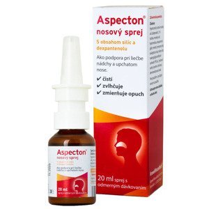 Aspecton nosový sprej s obsahom silíc a dexpantenolu 20 ml