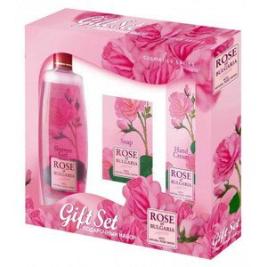 Biofresh Darčekový set z růží - Šampon, mydlo, krém na ruky 3 ks