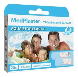 MedPlaster Náplasť Aqua stop elastic vodeodolná s vankúšikom 20 ks