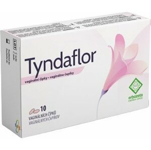 Tyndaflor Vaginálne čapíky 10 x 2 g