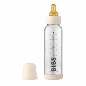 BIBS Baby Bottle sklenená fľaša Ivory 225 ml