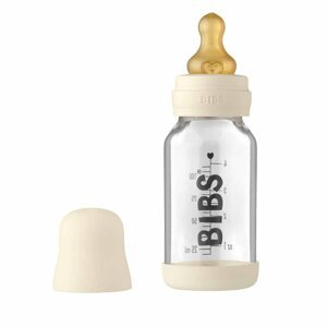 BIBS Baby Bottle sklenená fľaša Ivory 110 ml