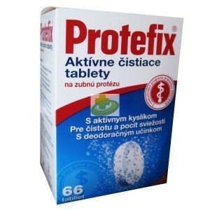Protefix Aktivne čístiace tablety na zubnú protézu 66 ks