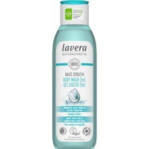 Lavera Basis Sensitiv sprchový gél na telo a vlasy 2v1 250 ml