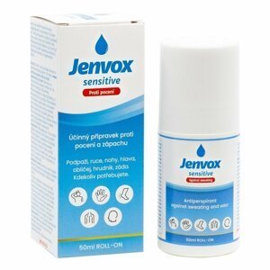 Jenvox proti poteniu a zapachu roll-on sensitive 50 ml