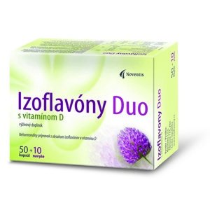 Noventis Izoflavóny Duo s vitamínom D 60 kapsúl