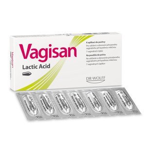 Vagisan Lactic Acid čapíky 7 ks