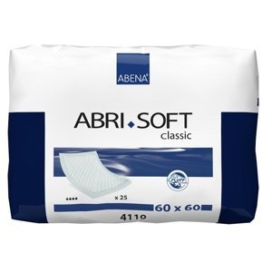 Abena Abri Soft 60x60 cm podložka absorpčná, savosť 1300 ml, 25 ks 25 ks