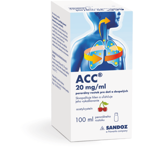 ACC 20 mg/ml perorálny roztok pre deti a dospelých 100 ml