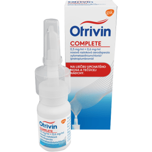 Otrivin Complete nosový sprej tečúca nádcha a upchatý nos 10 ml