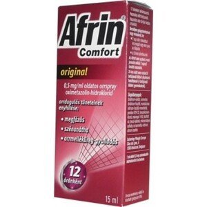 Afrin 0,5 mg/ml nosový sprej 15 ml