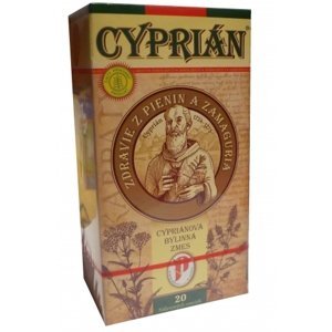 Agrokarpaty CYPRIÁN Bylinný čaj čistý prírodný produkt 20 x 2 g