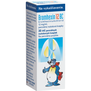 Bromhexin 12 BC Kvapky 30 ml