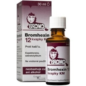 Bromhexin 12 kvapky 30 ml