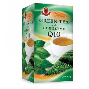 Herbex Premium green tea s Q10 zelený čaj, 20 x 1.5 g