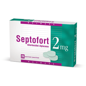 Septofort 2 mg, 24 pastiliek