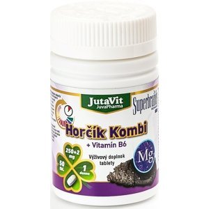 Jutavit Horčík kombi + vitamín B6 50 tabliet