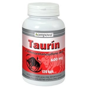Kompava Taurín 600 mg 120 kapsúl