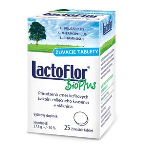 LactoFlor BioPlus žuvacie tablety 25 ks