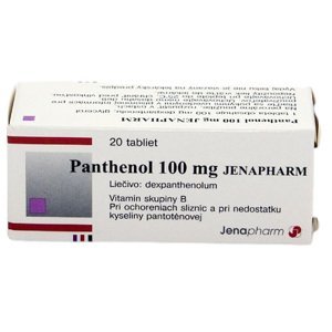 Jenapharm Panthenol 100 mg 20 tabliet