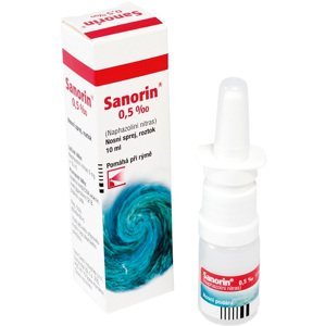 Sanorin 0,5 ‰ Nosový sprej 10 ml