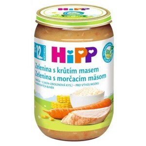 HiPP Príkrm Zelenina s morčacím mäsom detské menu 220 g