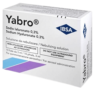 Yabro roztok na rozprašovanie s kyselinou hyalurónovou 0,3% sterilný 10 x 3 ml