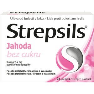 Strepsils Jahoda 24 pastiliek