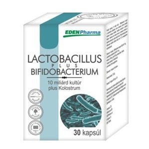 EdenPharma LACTOBACILLUS PLUS BIFIDOBACTERIUM 30 kapsúl
